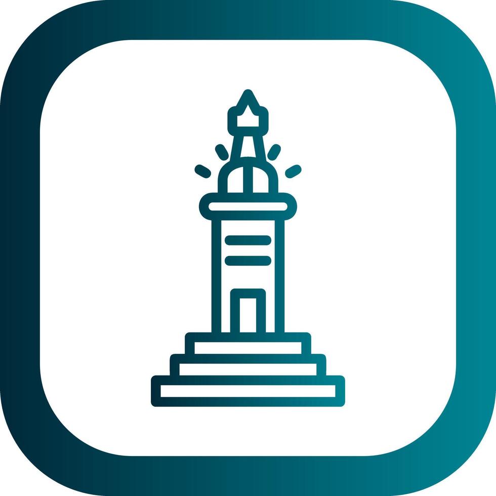 Lighthouse Of Alexandria Vector Icon Design