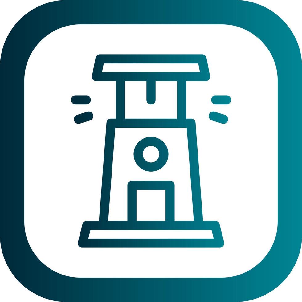 Lighthouse Vector Icon Design