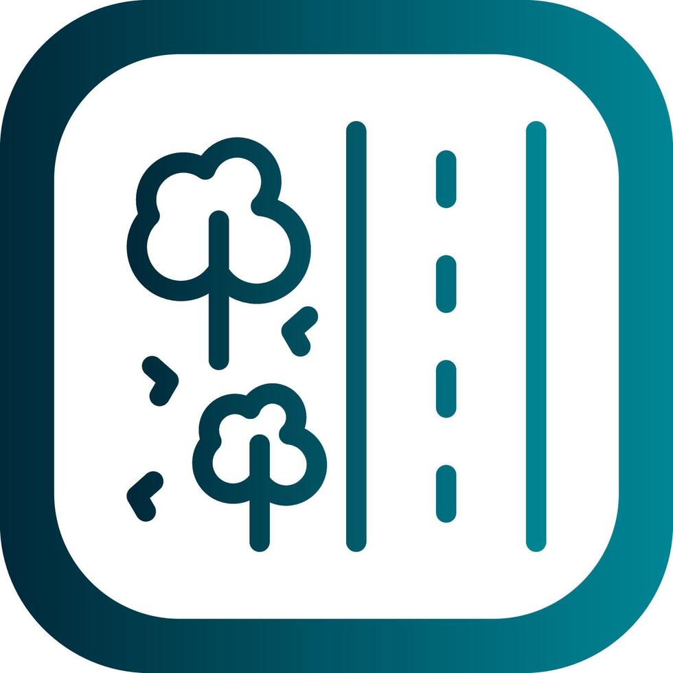 Roadside Vector Icon Design