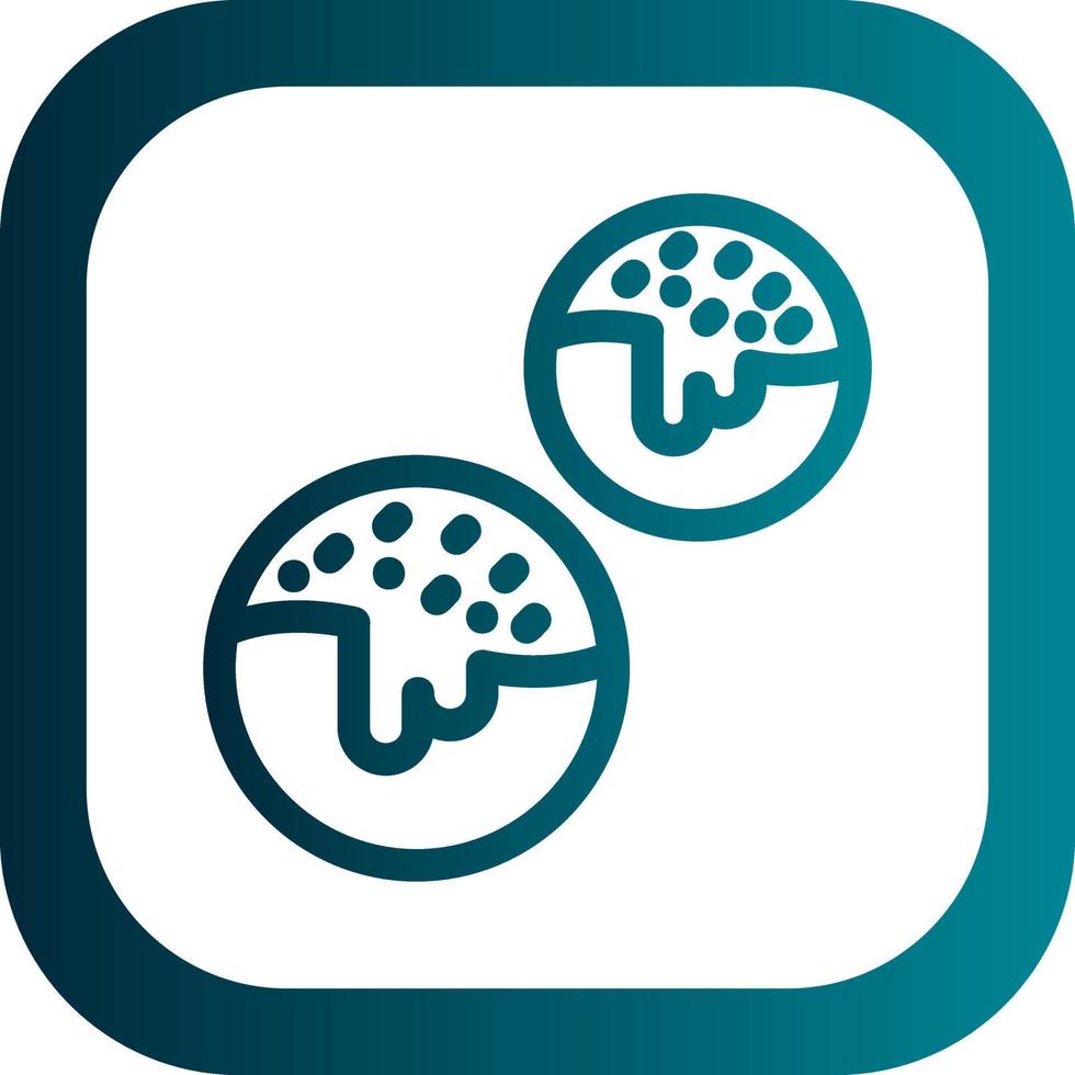 Choco Balls Vector Icon Design