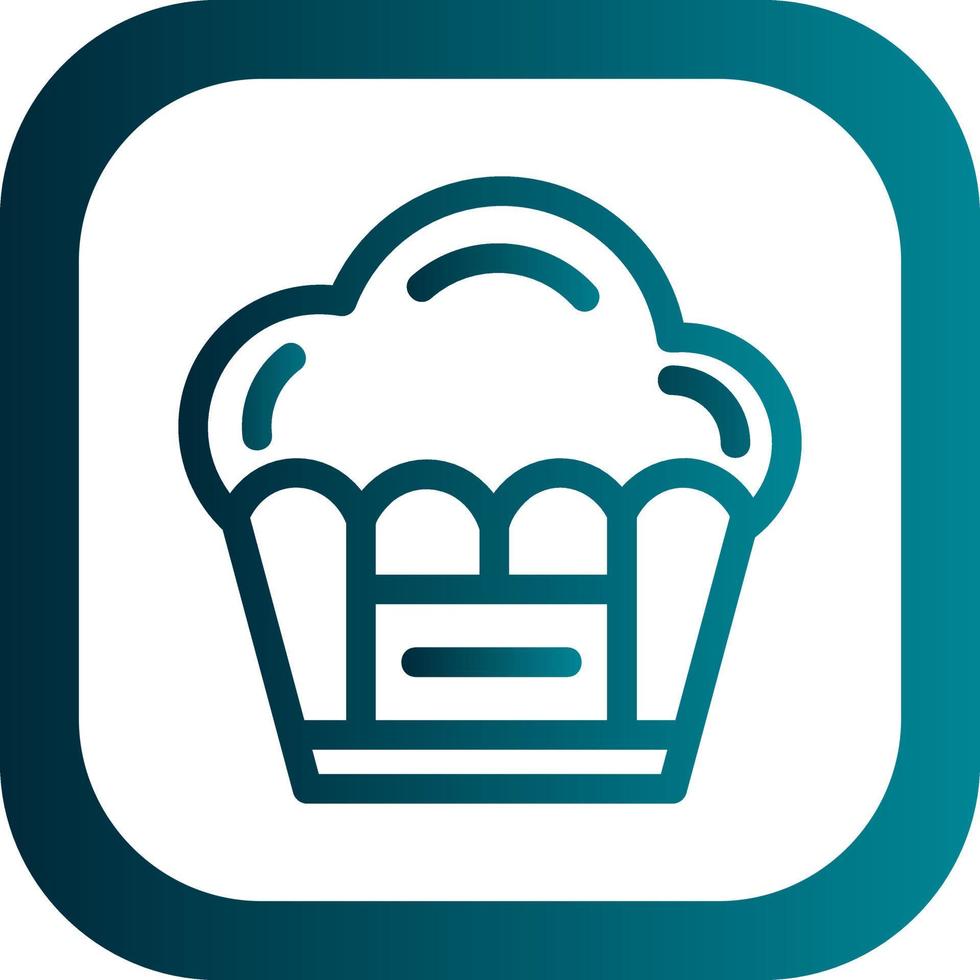 Muffin Vector Icon Design