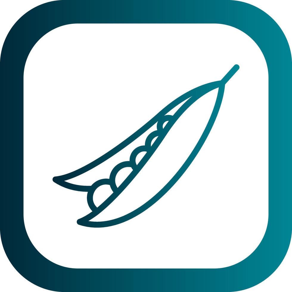 Peas Vector Icon Design