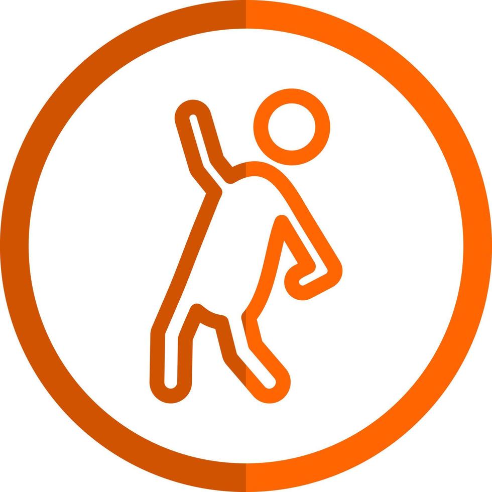Stretching Vector Icon Design