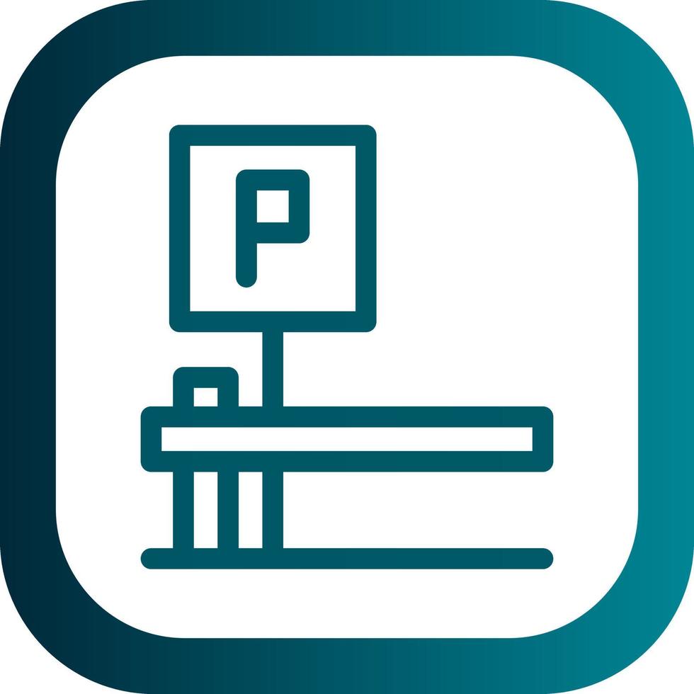 Parking Vector Icon Design