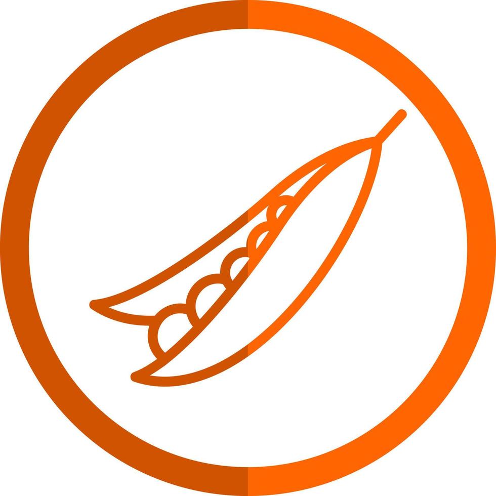 Peas Vector Icon Design