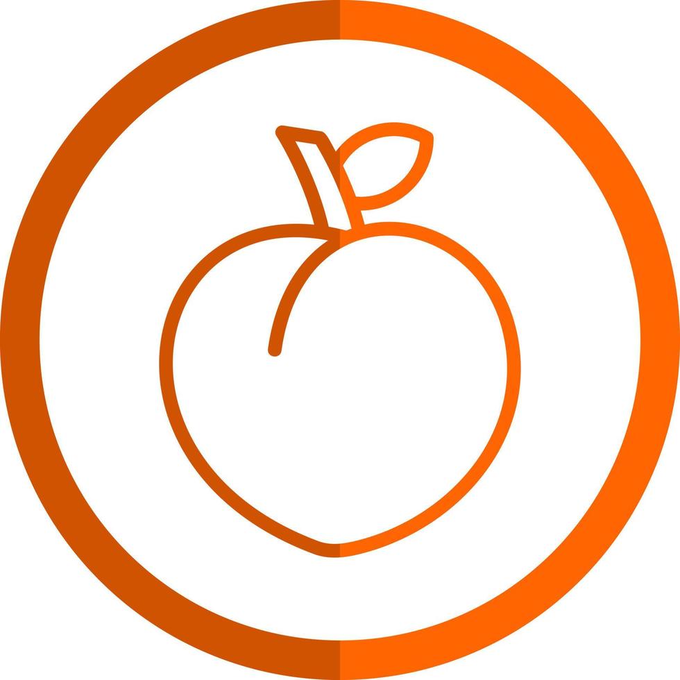 Peach Vector Icon Design