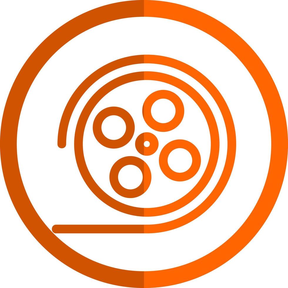 Film Reel Vector Icon Design