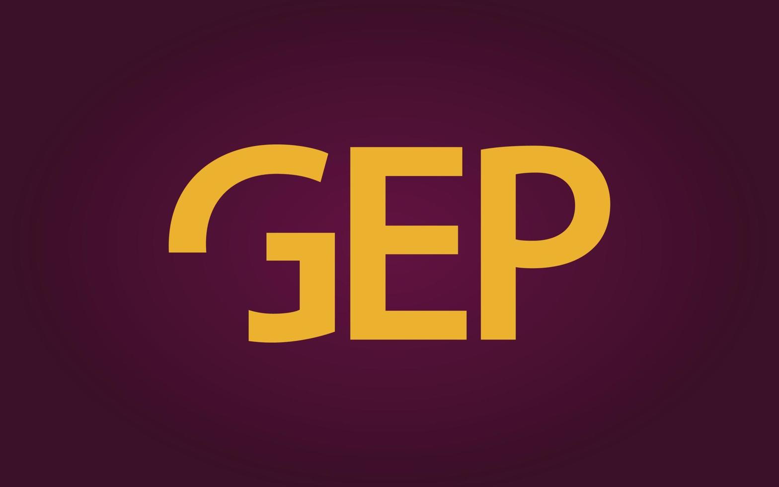 Golden bold, Letter mark logo, monogram for letter G vector