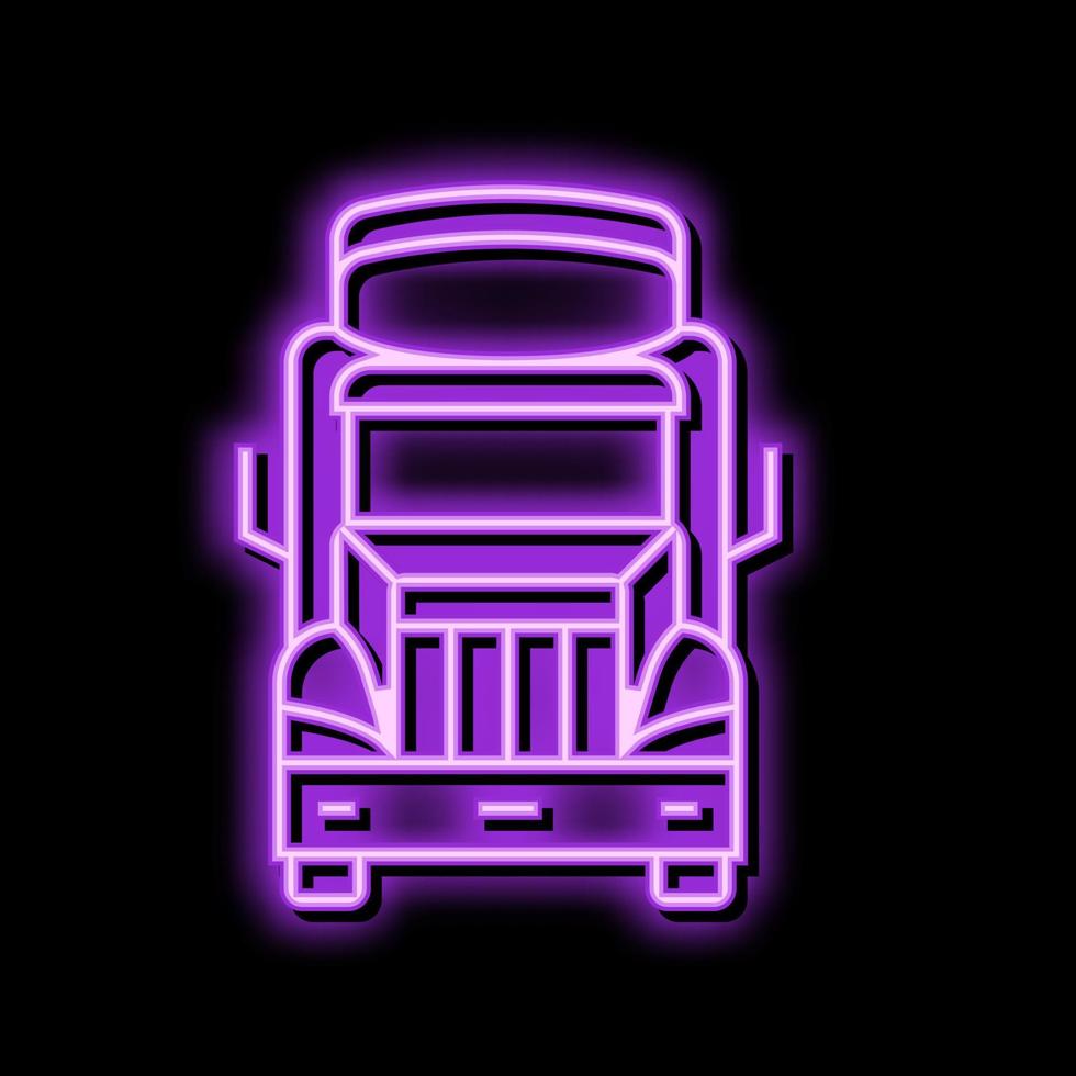 camión transporte vehículo color icono vector ilustración