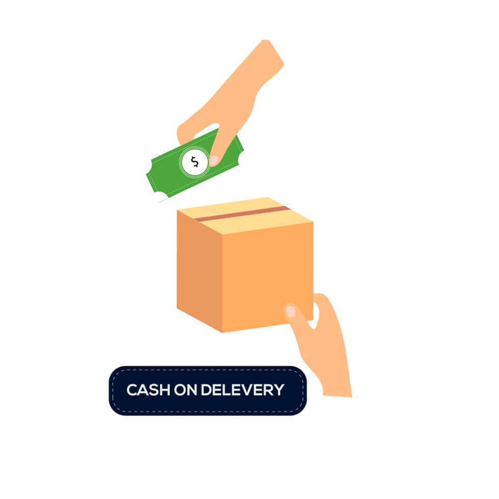 cash on delivery badge pack png