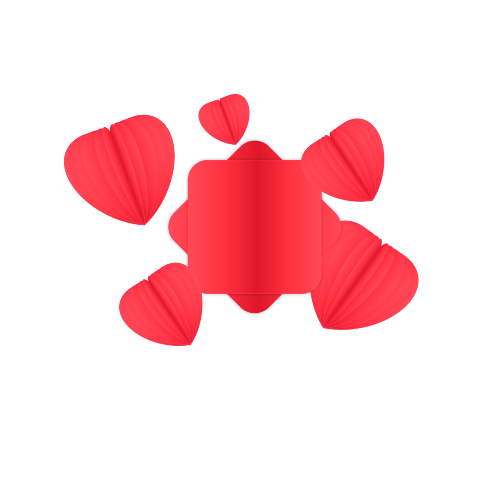 red balloon hearts wish valentine day png