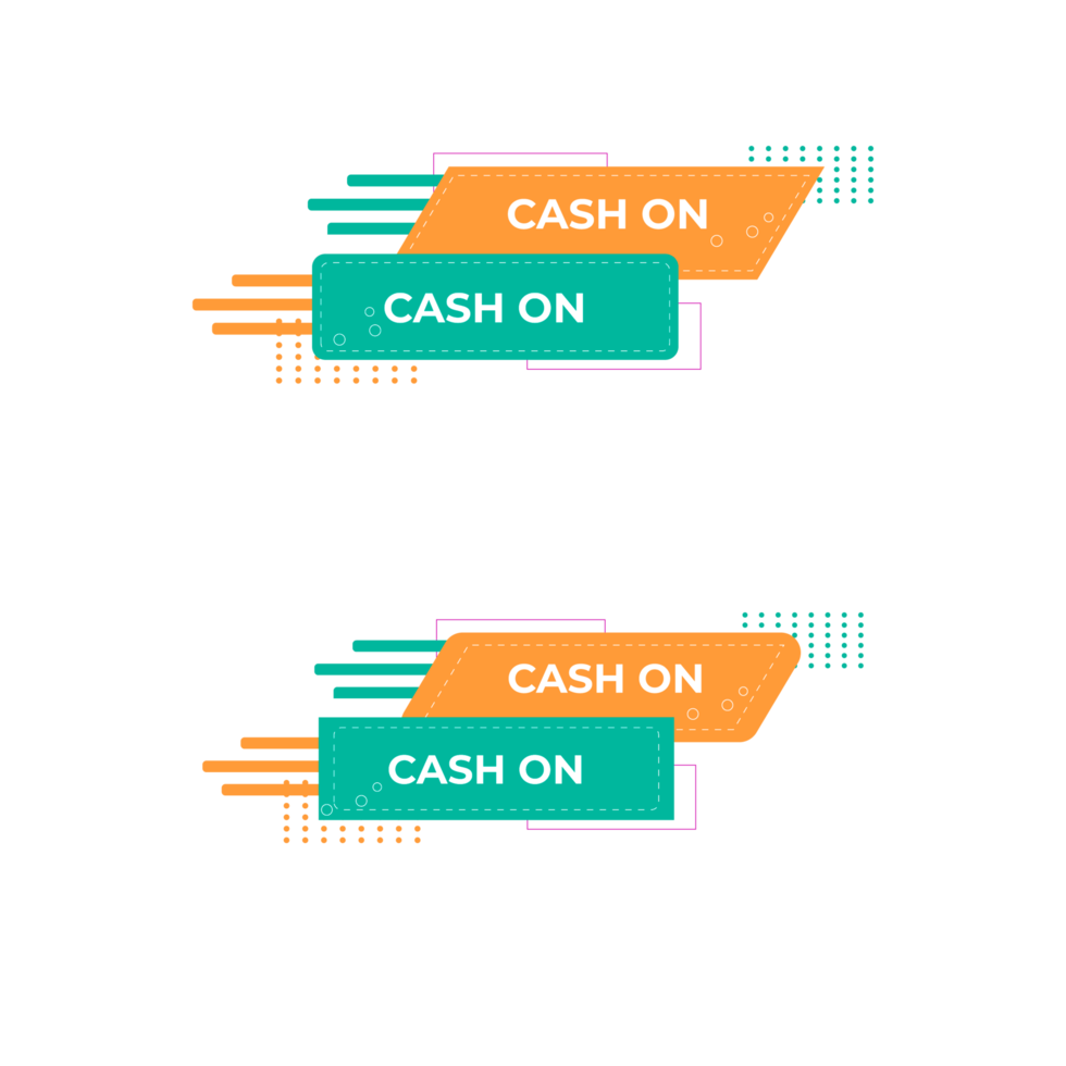 cash on delivery badge pack png