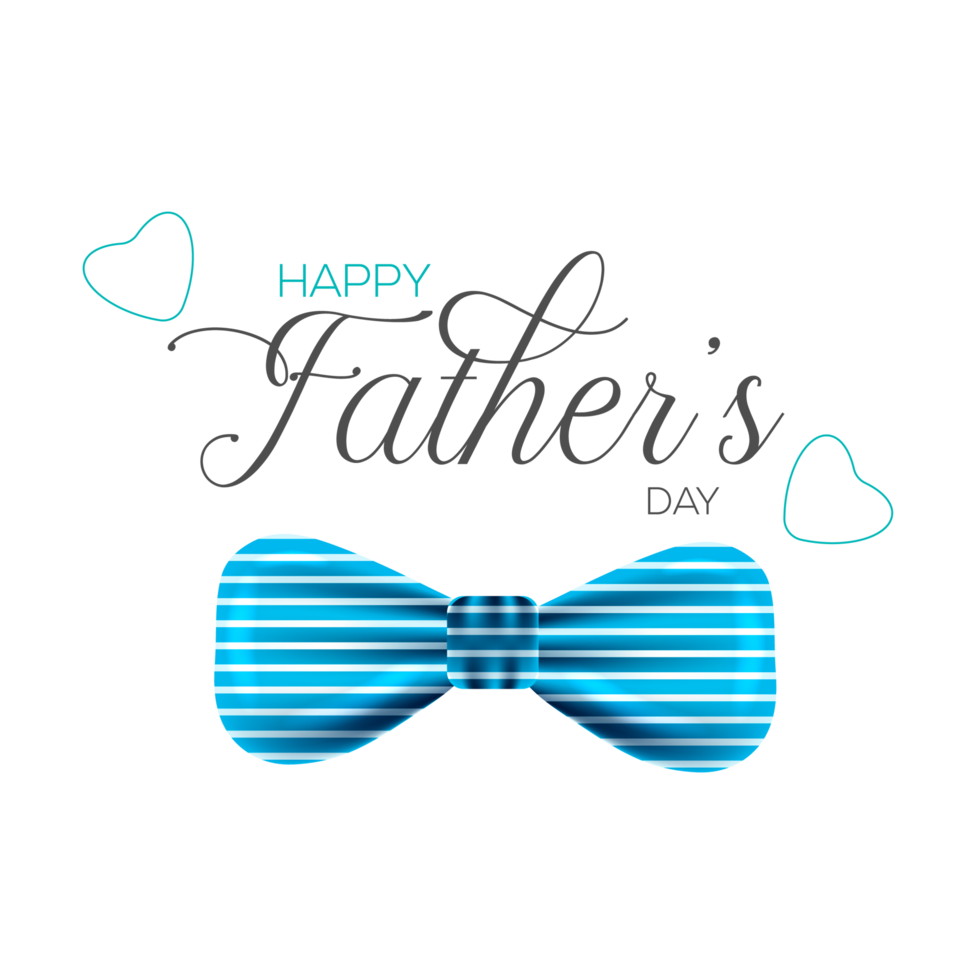 Modern happy fathers day attractive design png