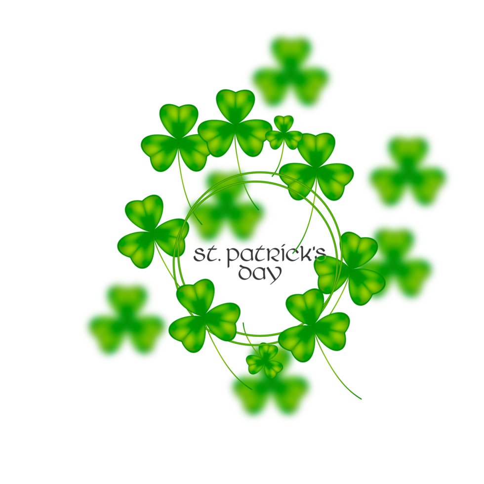 st. patrick's day with gold coins png