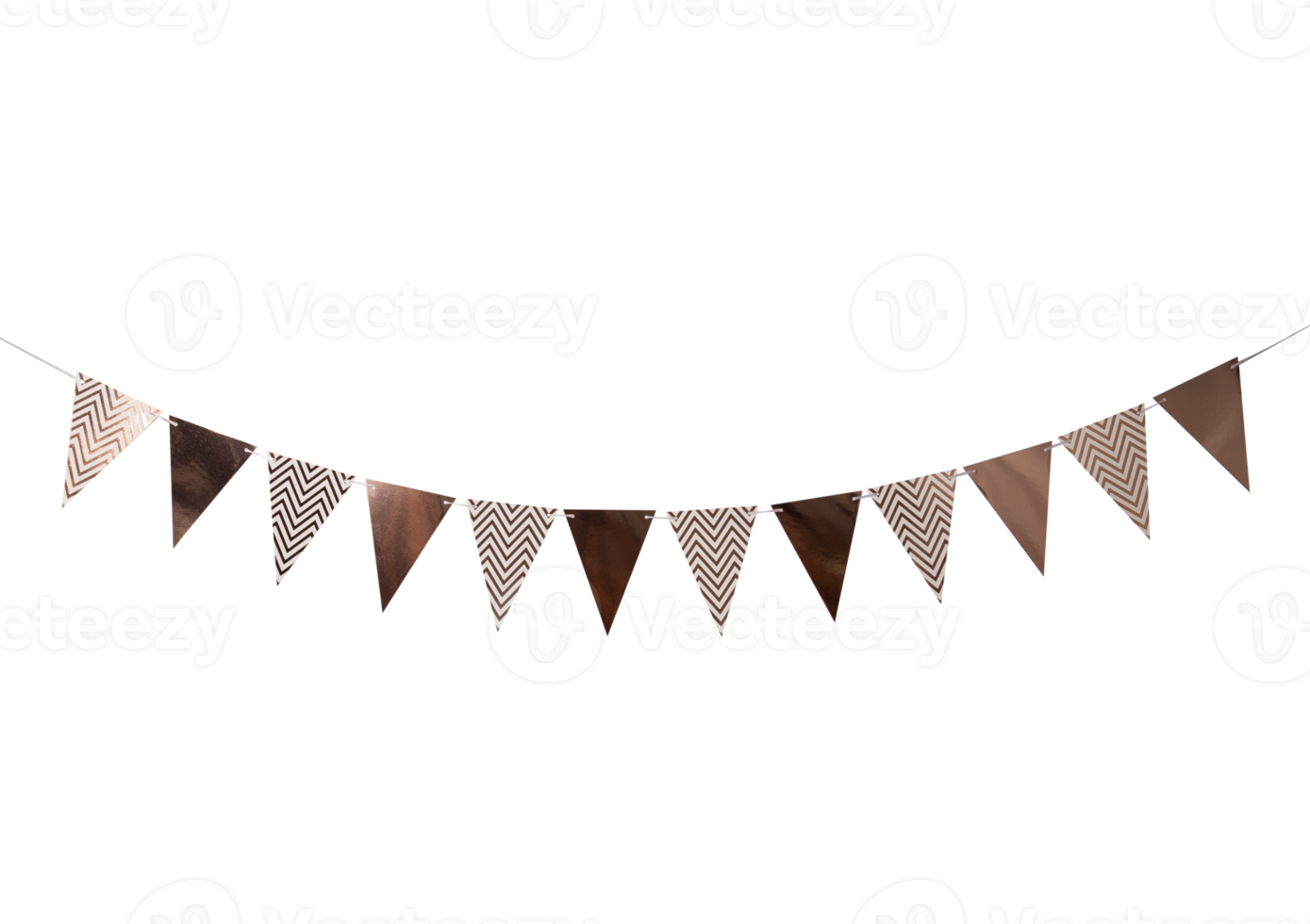 Paper Party flags cutout, Png file