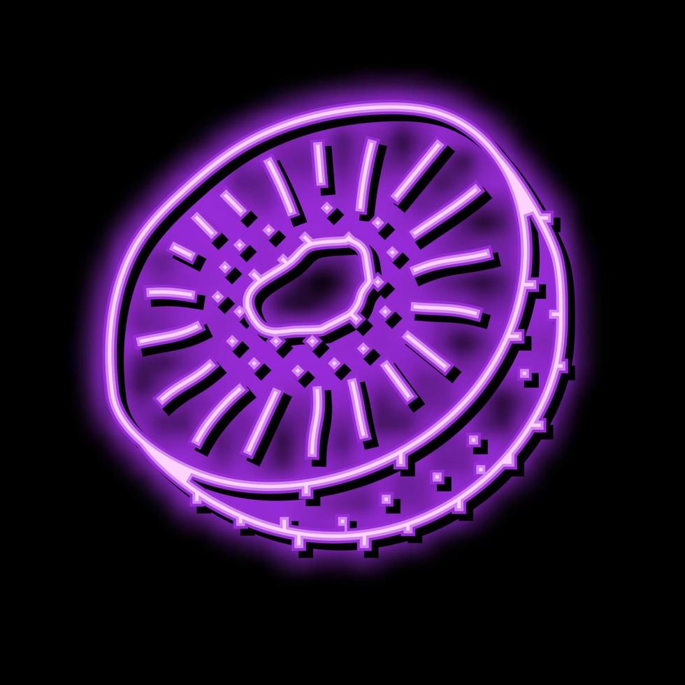cut kiwi fruit color icon vector illustration