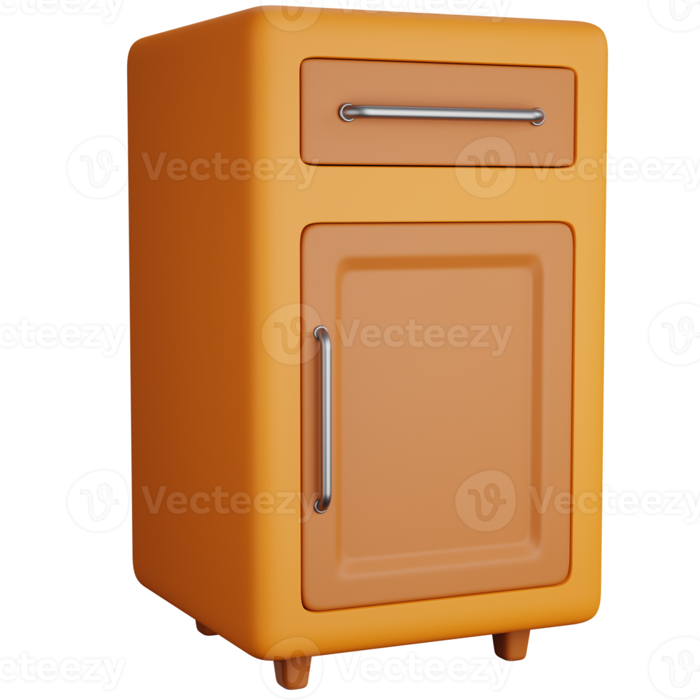 3D Icon Illustration Small cupboard png