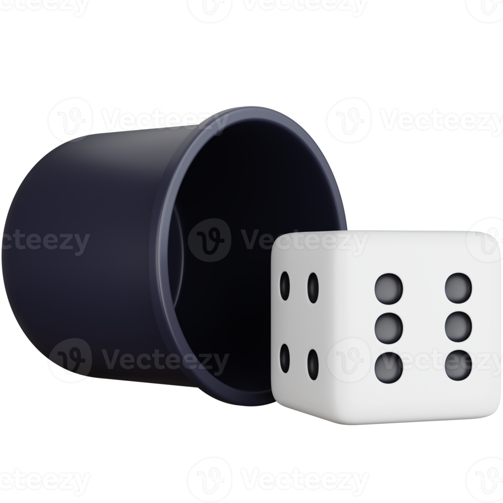 3D Icon Illustration Dice Results png