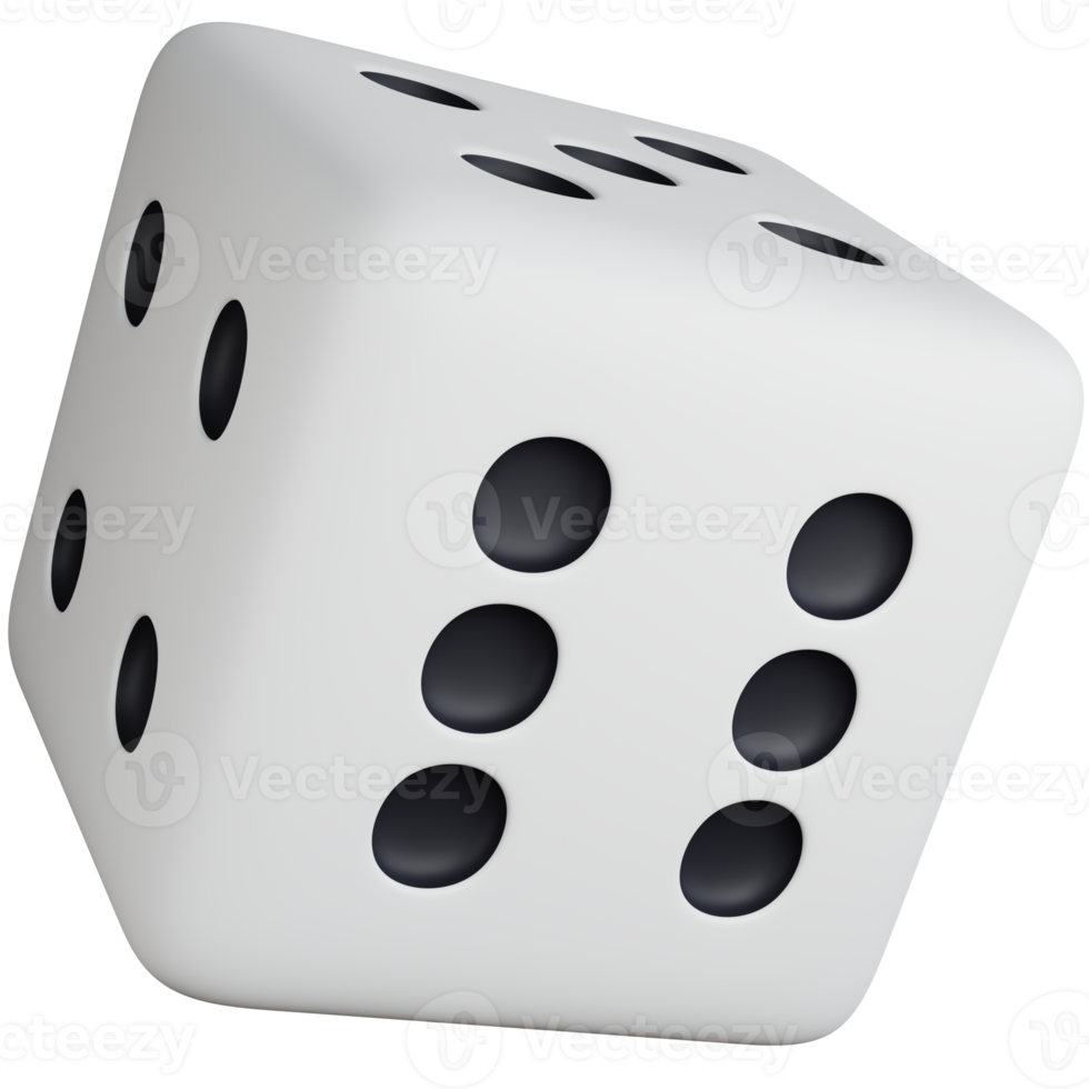 3D Icon Illustration Floating Dice png