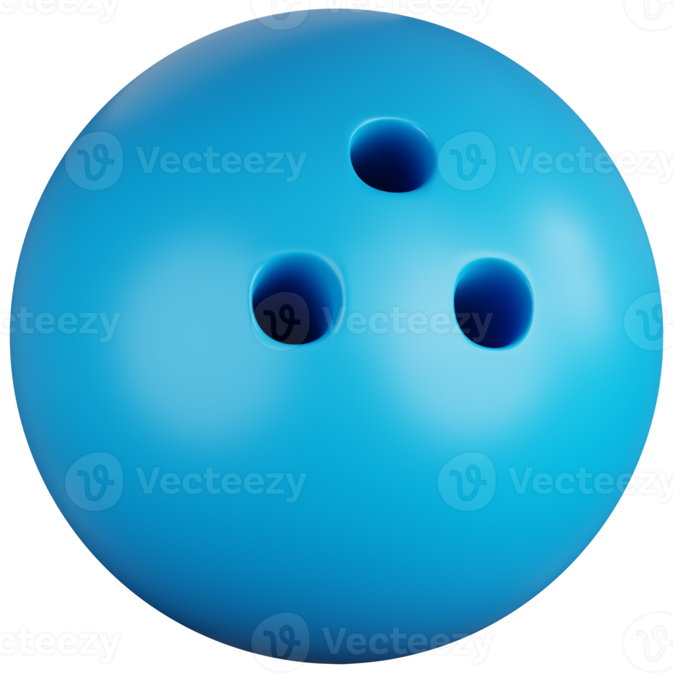 3D Icon Illustration Bowling Ball png