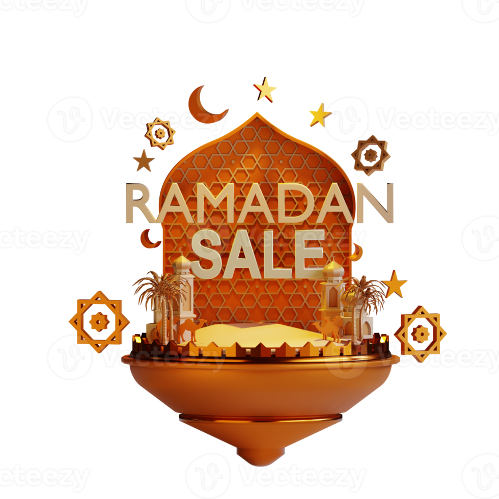 3d Ramadan vendita png