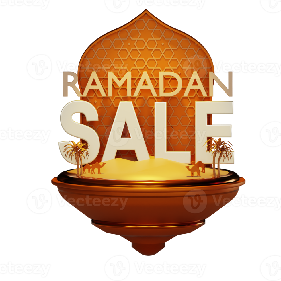 3d Ramadan vendita png