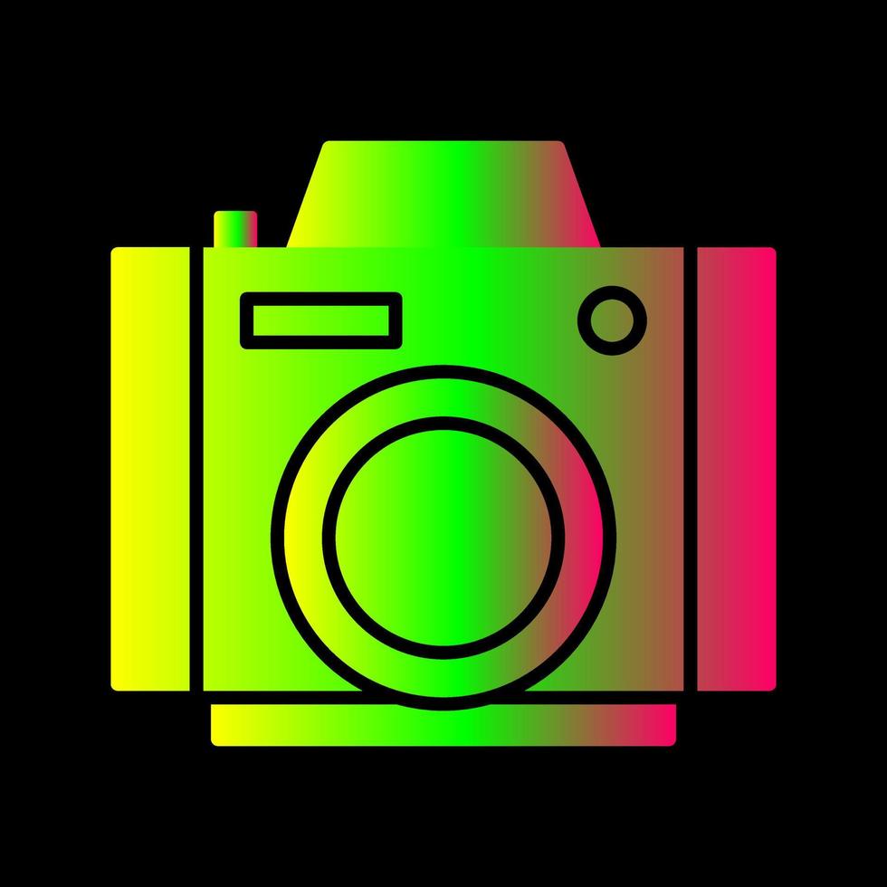 icono de vector de cámara de fotos