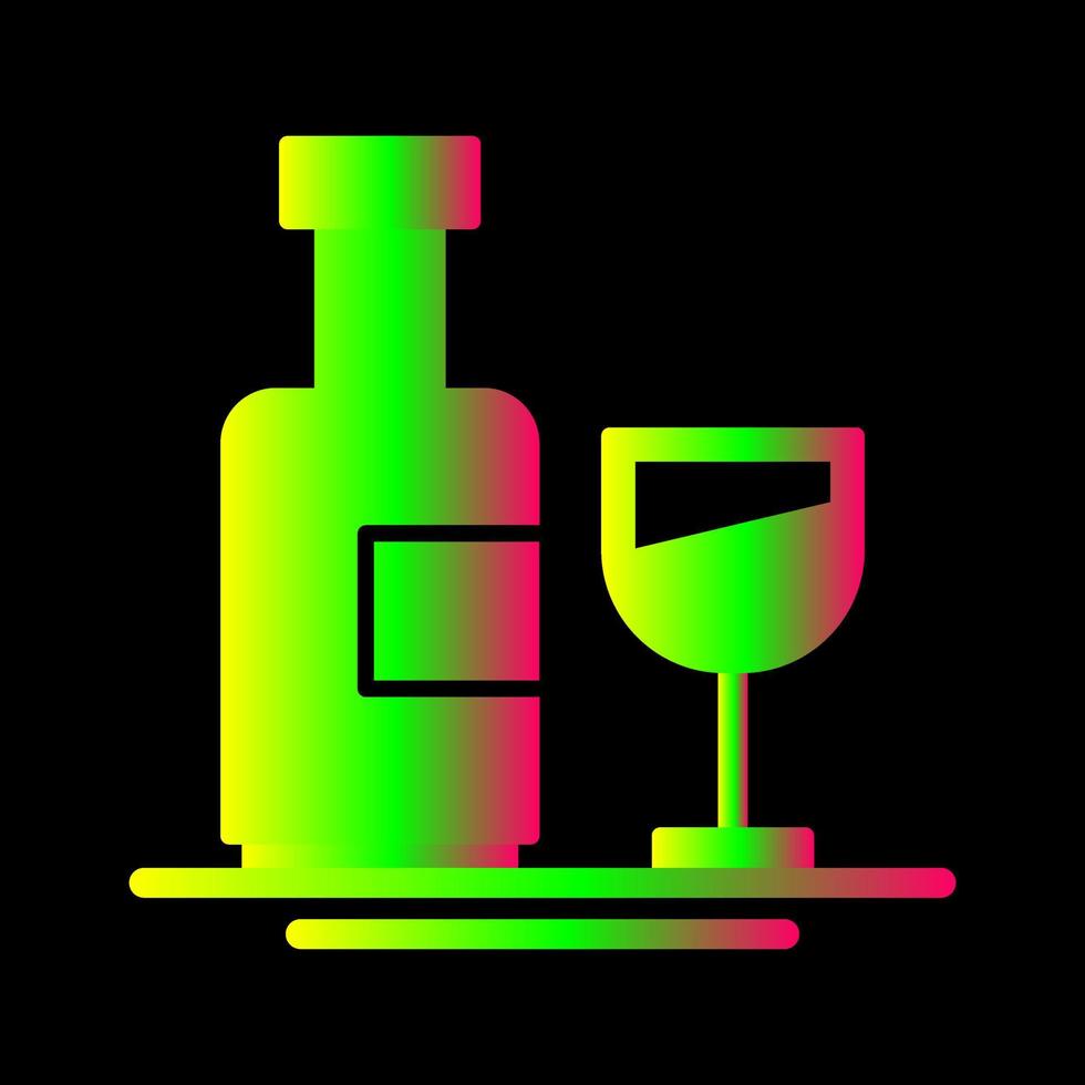 Wine Bottle Vector Icon