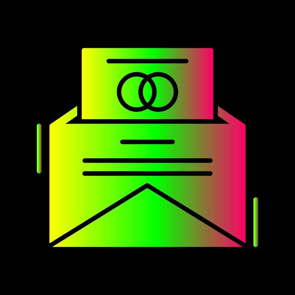 Invitation Card Vector Icon