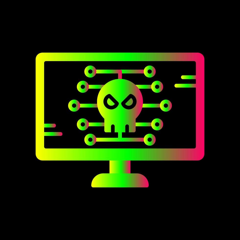 icono de vector de malware