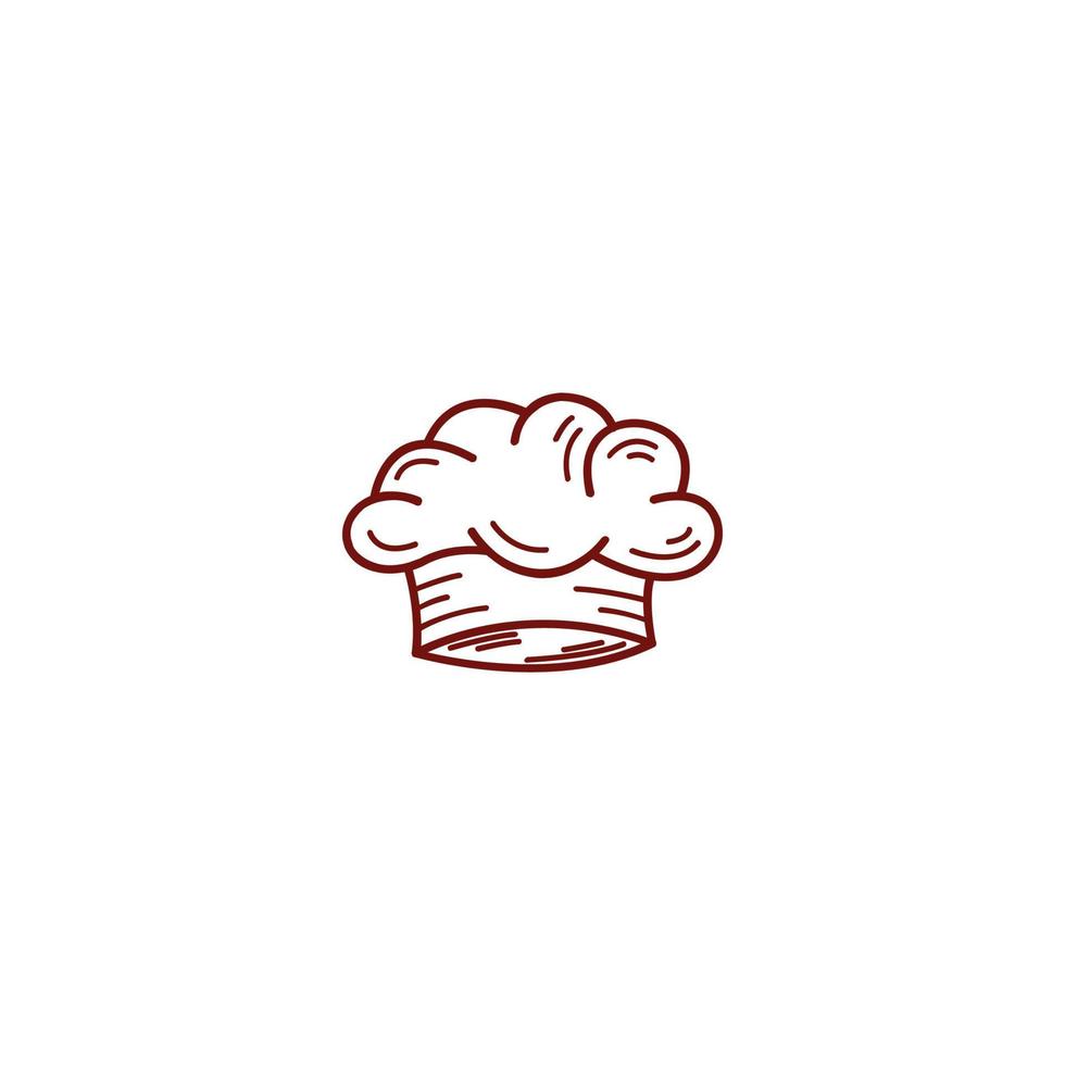 chef hat logo design. chef logo. vector