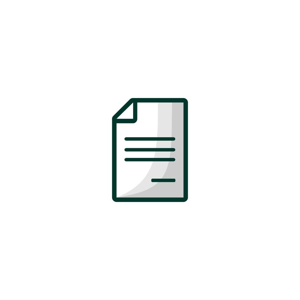 A document icon with the title'document'on it ' vector