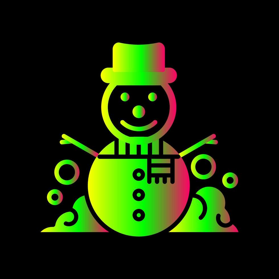 Snowman Vector Icon