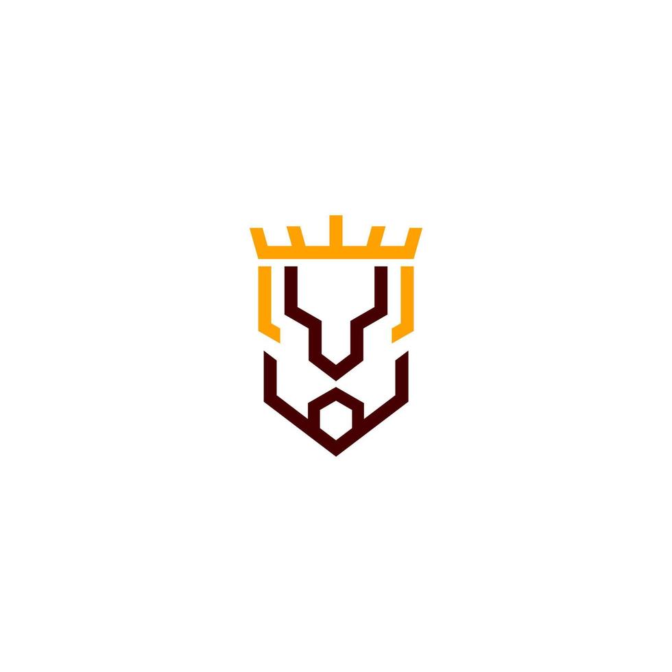 deer abstract logo design. deer head logo vector