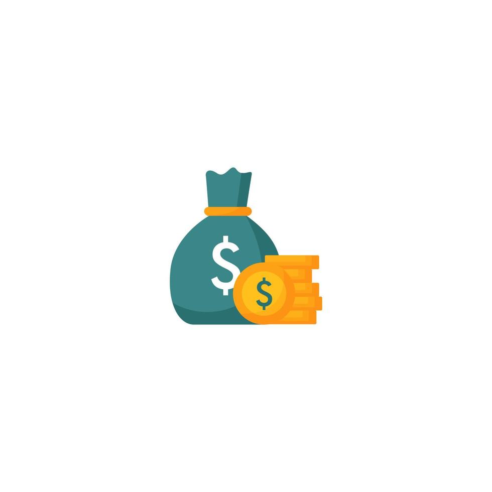 money bag logo design. money logos. vector