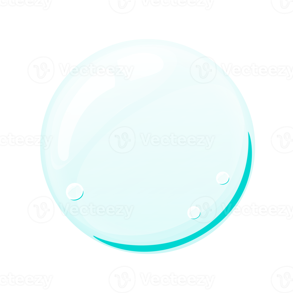 Soap Bubble Isolated on transparent background. png