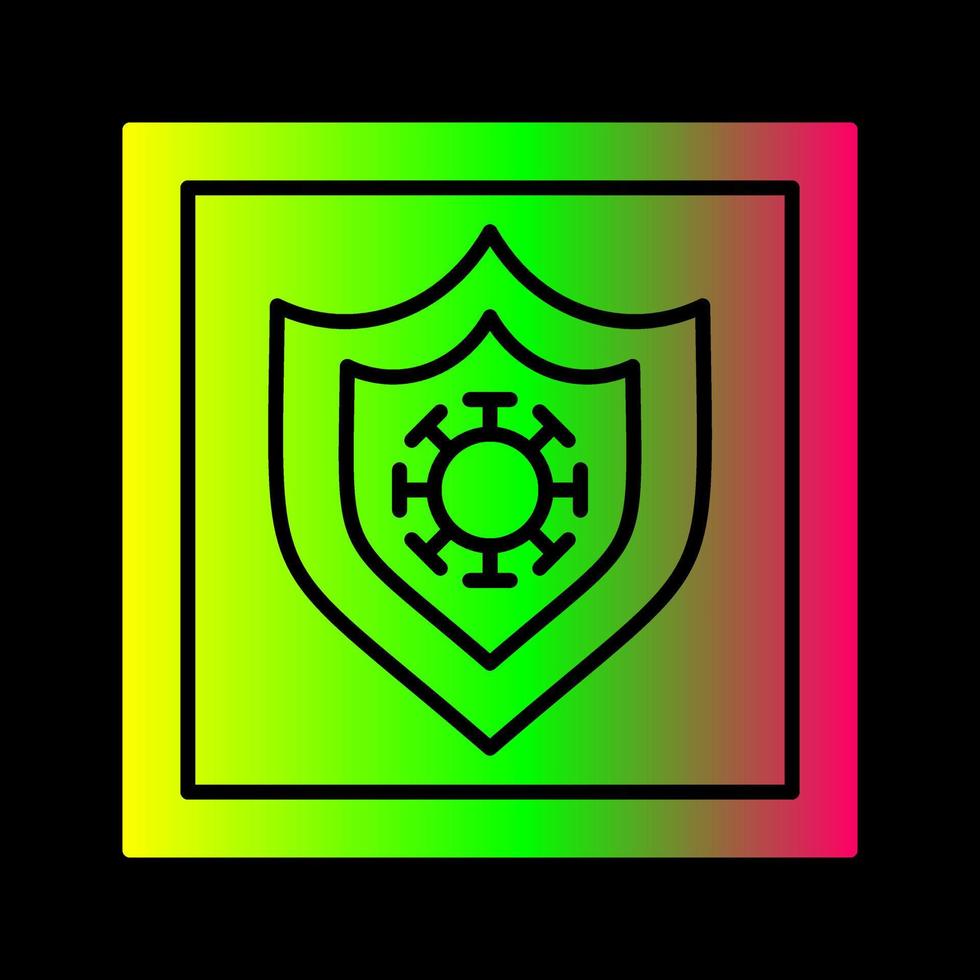 icono de vector de escudo