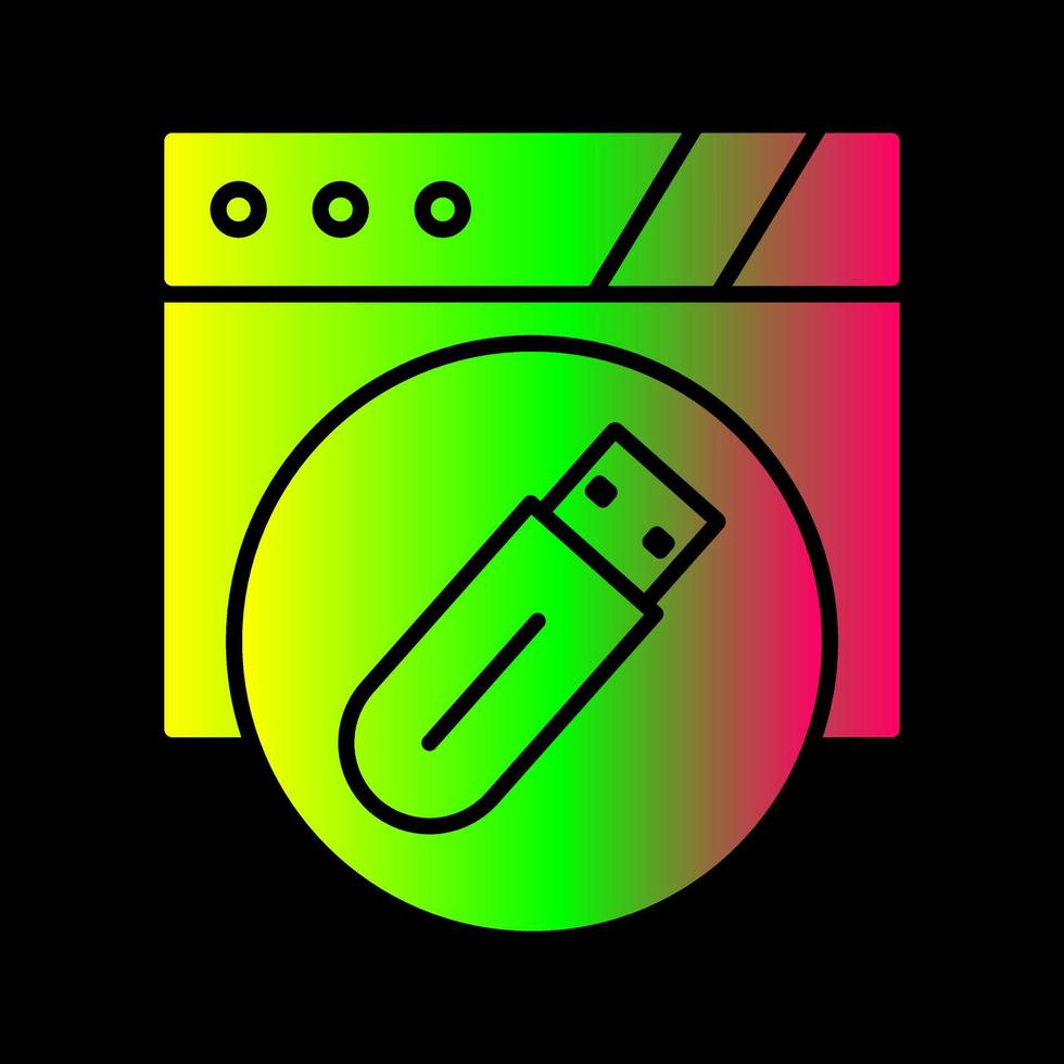 Usb Flash Drive Vector Icon