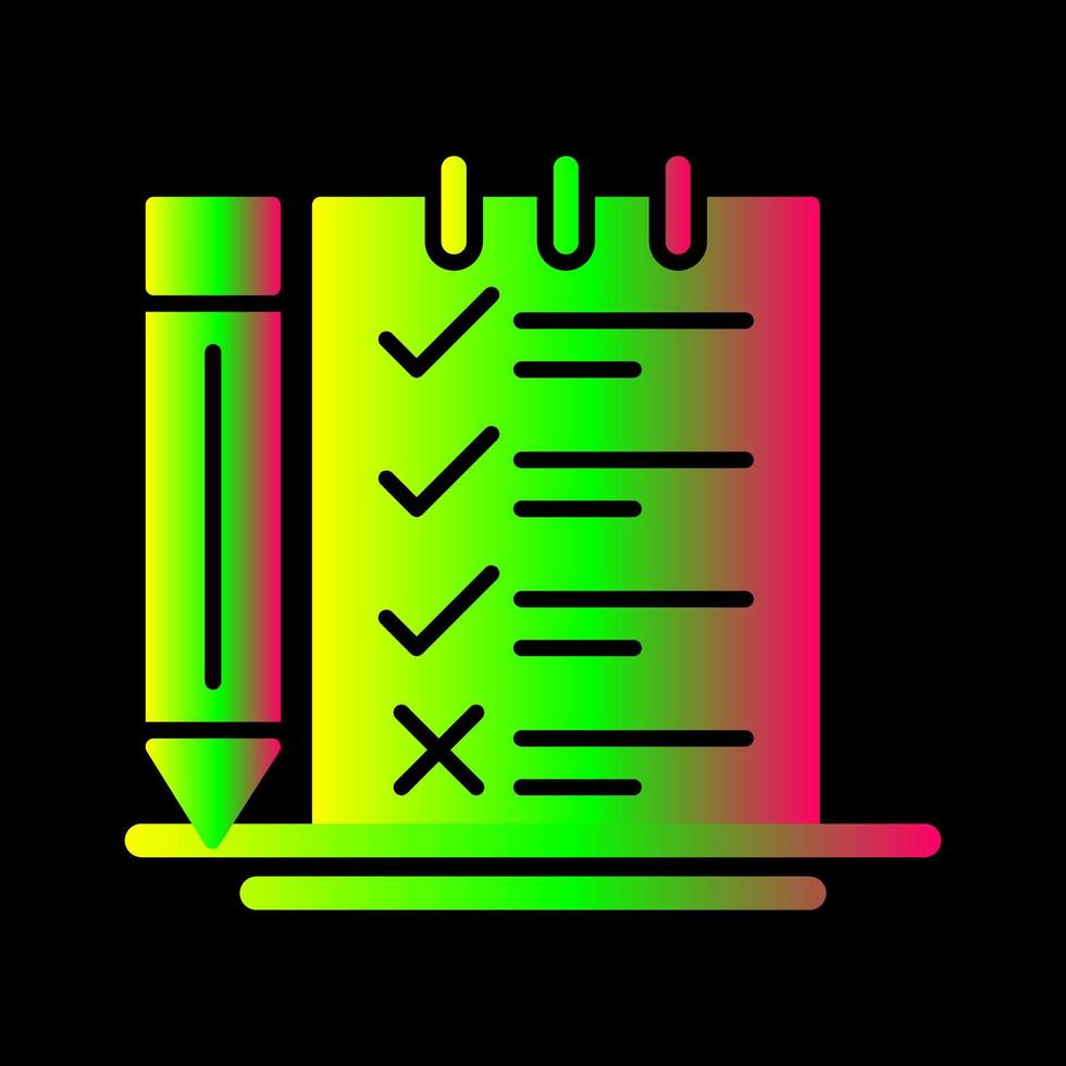 Survey Checklist Vector Icon