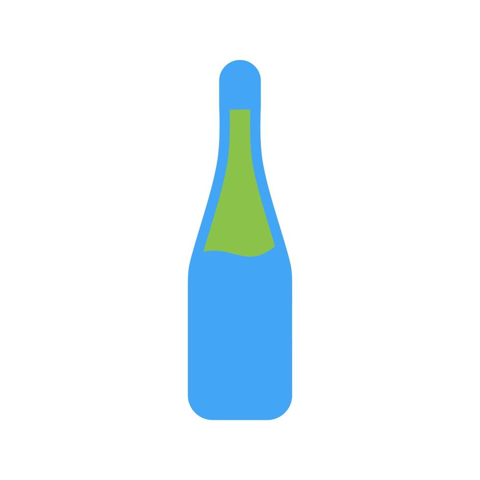 Champagne Bottle Vector Icon