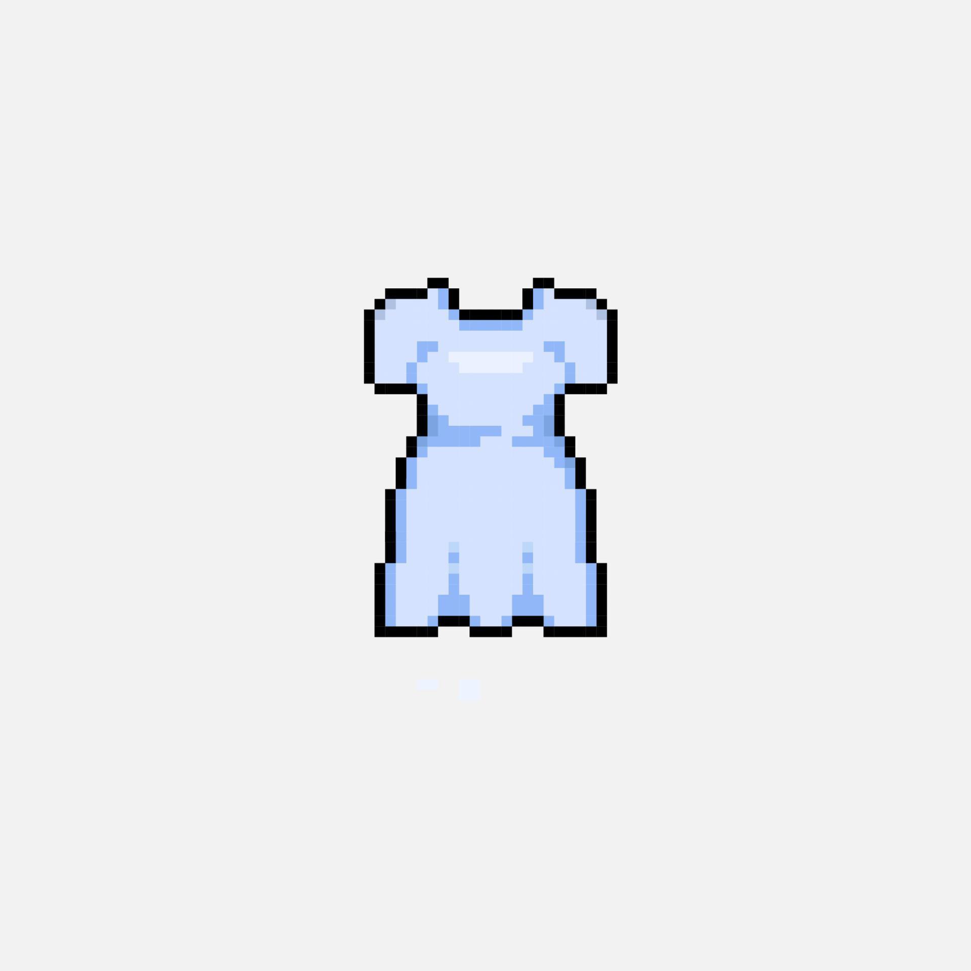 white dress in pixel art style 20577095 Vector Art at Vecteezy