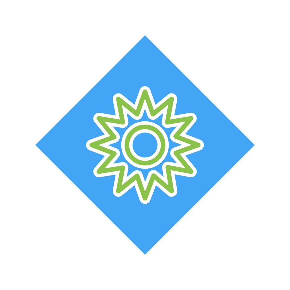 Optical Radiation Vector Icon