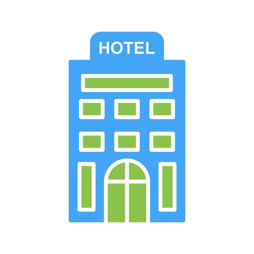 icono de vector de hotel