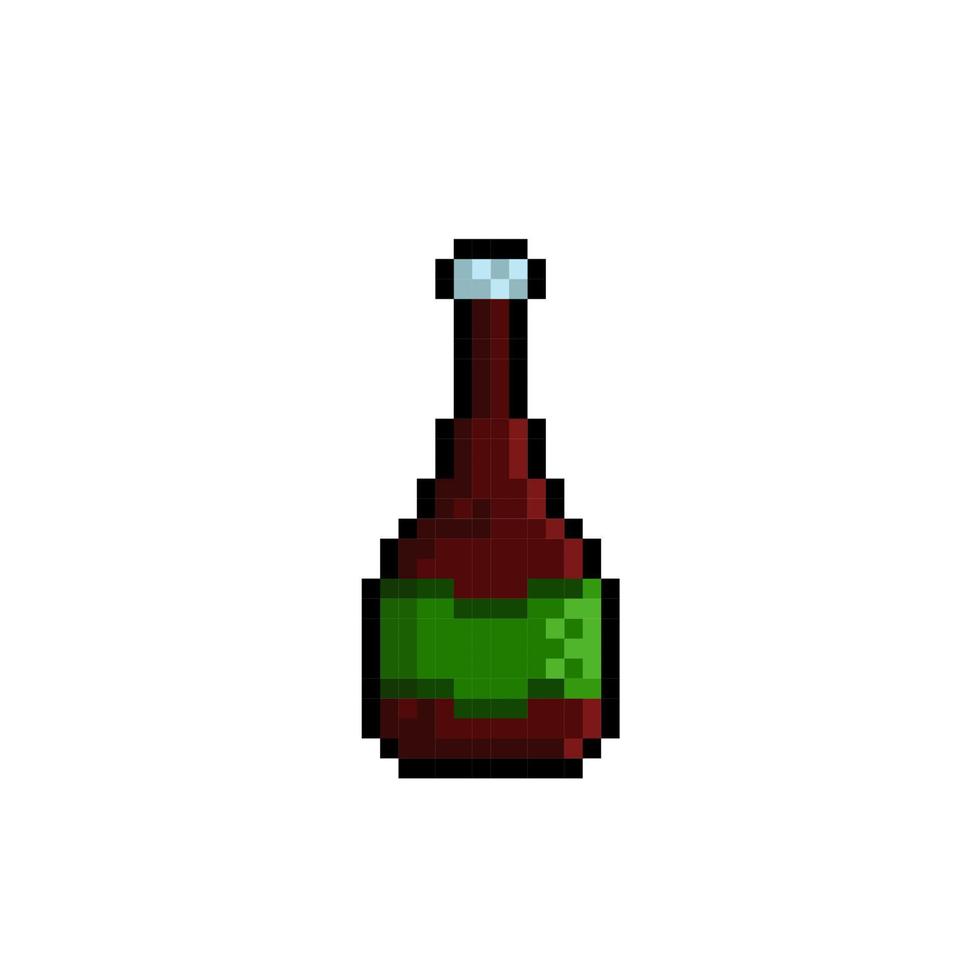 seasoning bottle in pixel art style vector