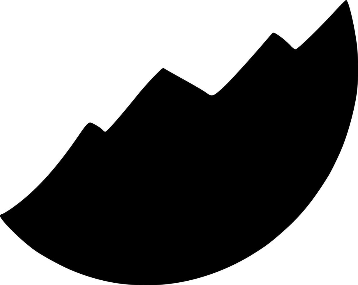 vector illustration of mountain icon