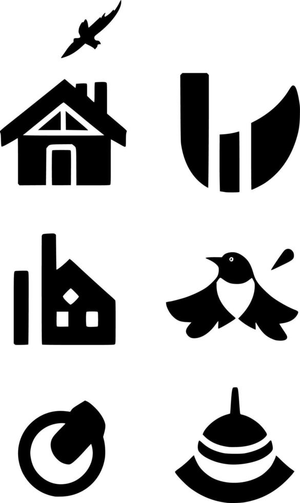 illustration of modern black icon vector