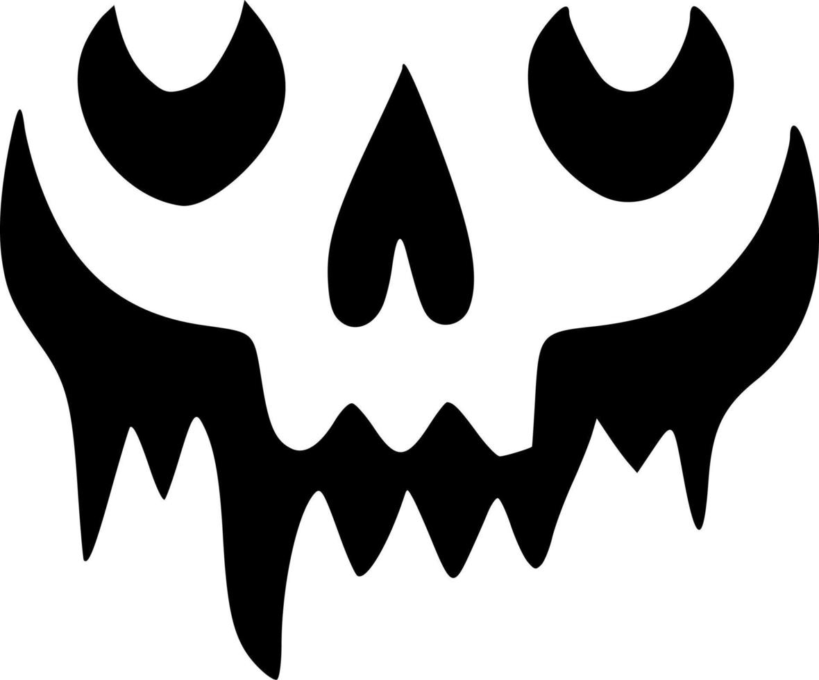 halloween illustration, icon element background vector