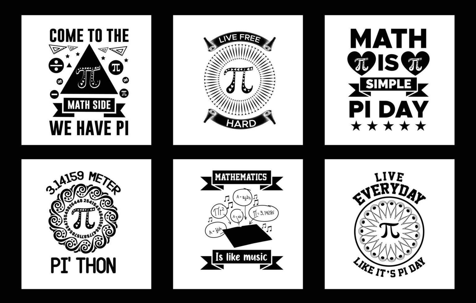 Vector math is a piece of pi tshirt design