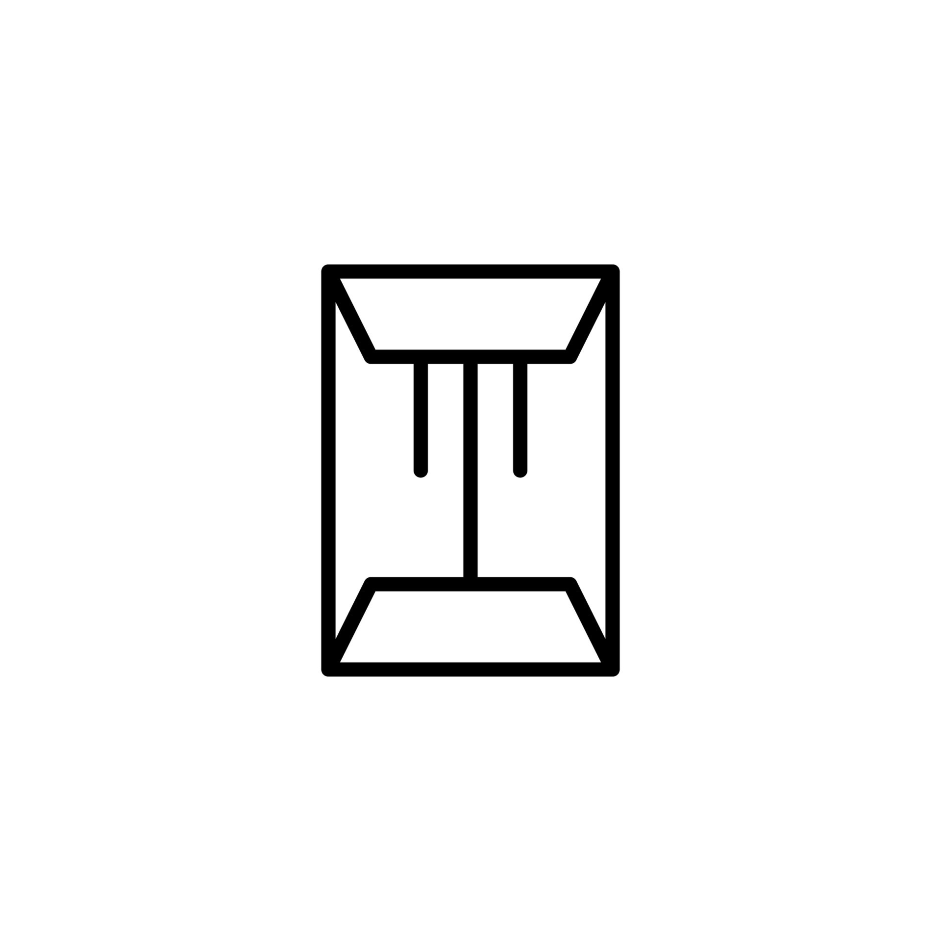 Letter icon with outline style 20578899 Vector Art at Vecteezy
