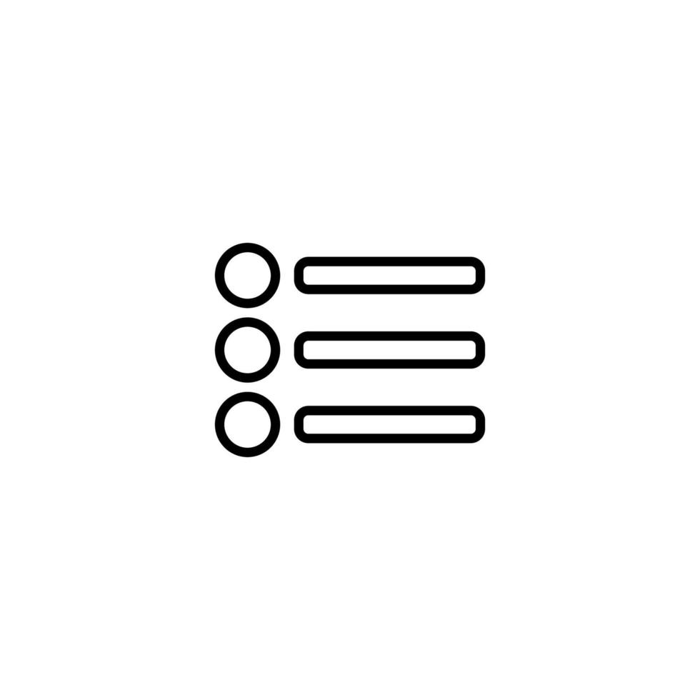 Setting icon with outline style vector